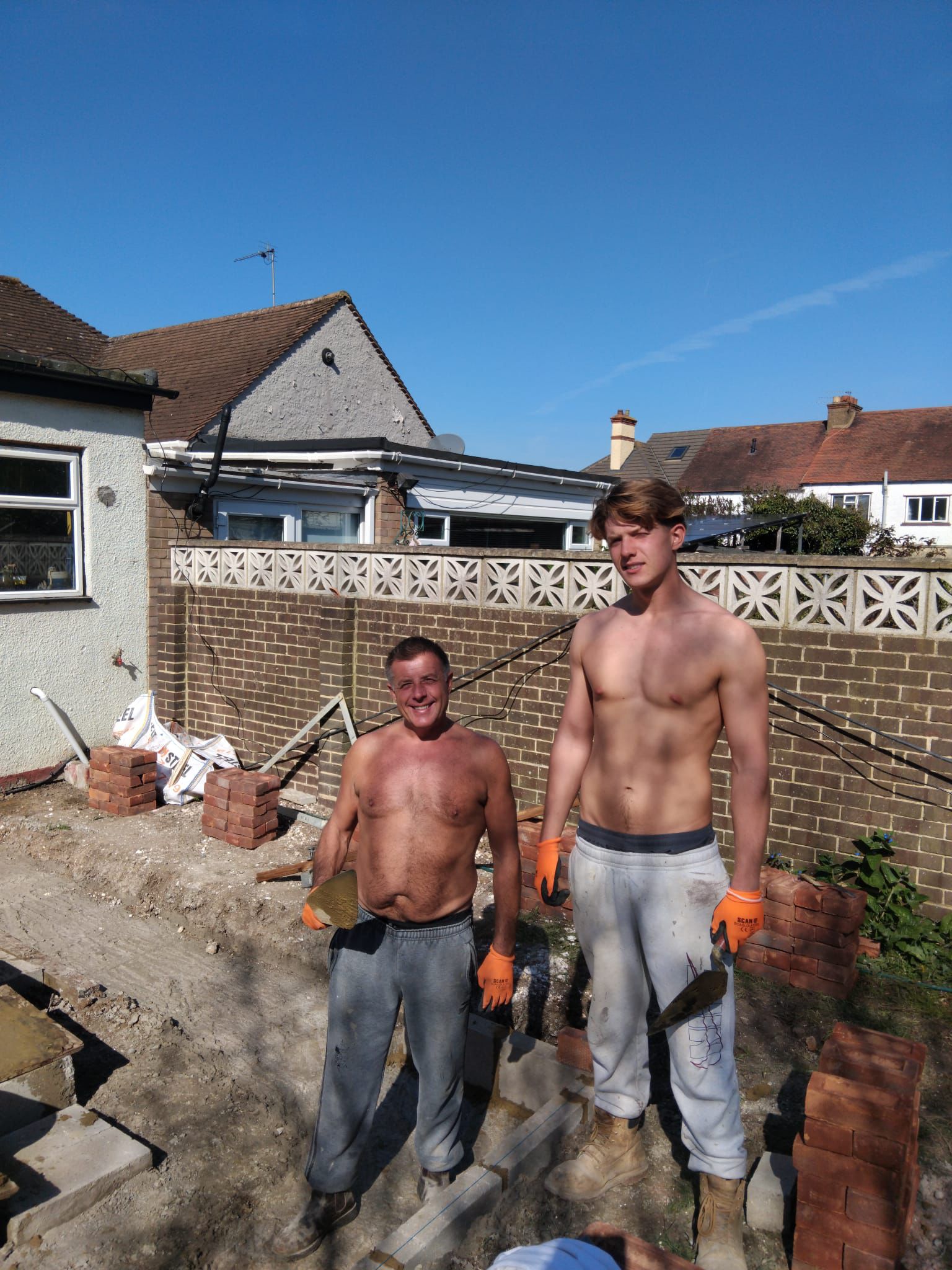 Hammond Brickwork team on site